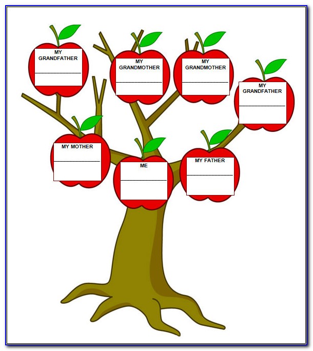 Family Tree Chart Template For Mac
