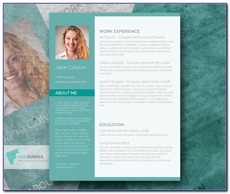 Fancy Resume Templates Free Download