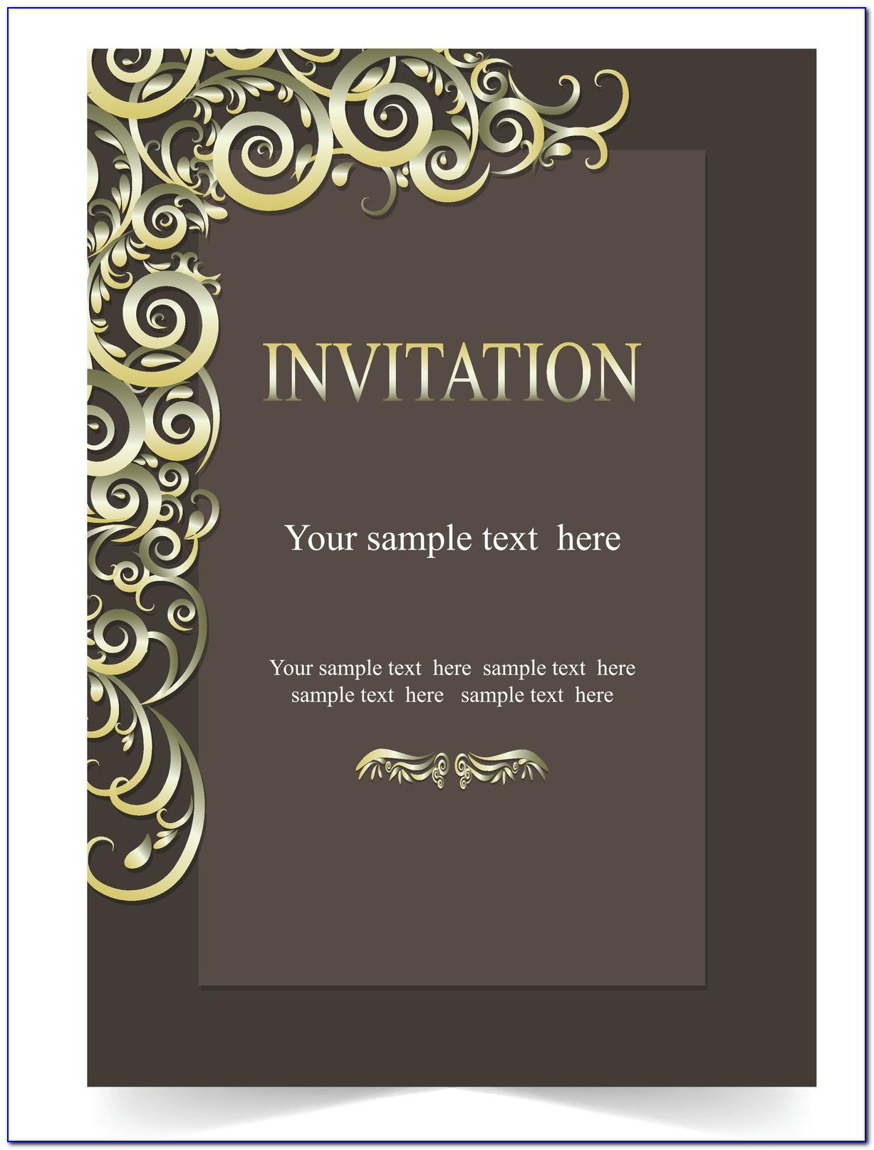 Farewell Party Invitation Template Free Printable