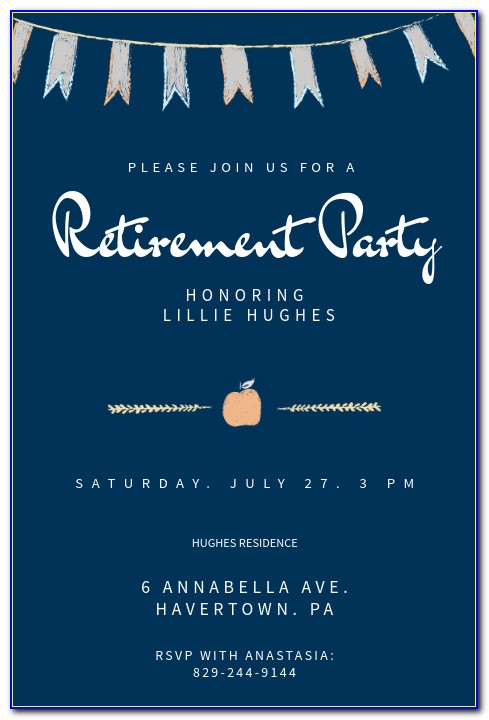 Farewell Party Invitation Template Free Word