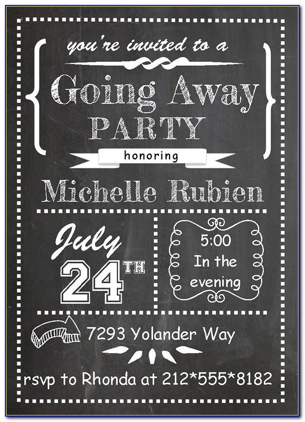 Farewell Party Template Free