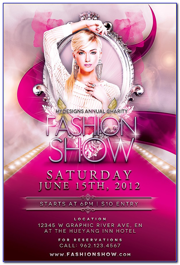 Fashion Show Flyer Template Free