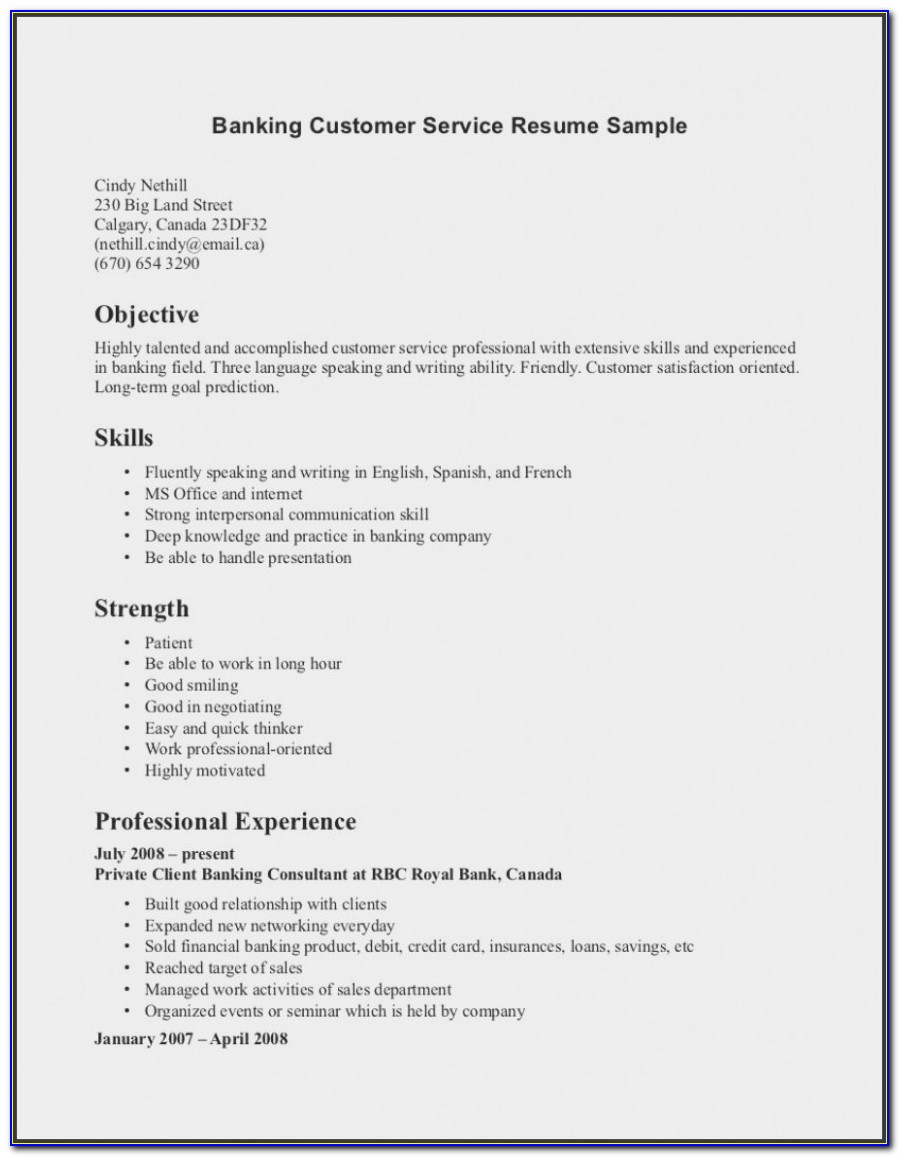 Fast Free Resume Template