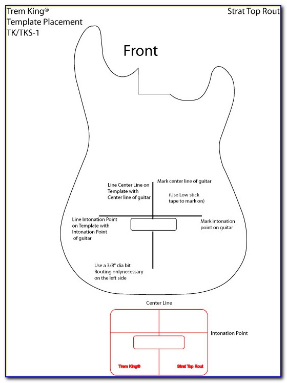 Fender Strat Body Template Pdf