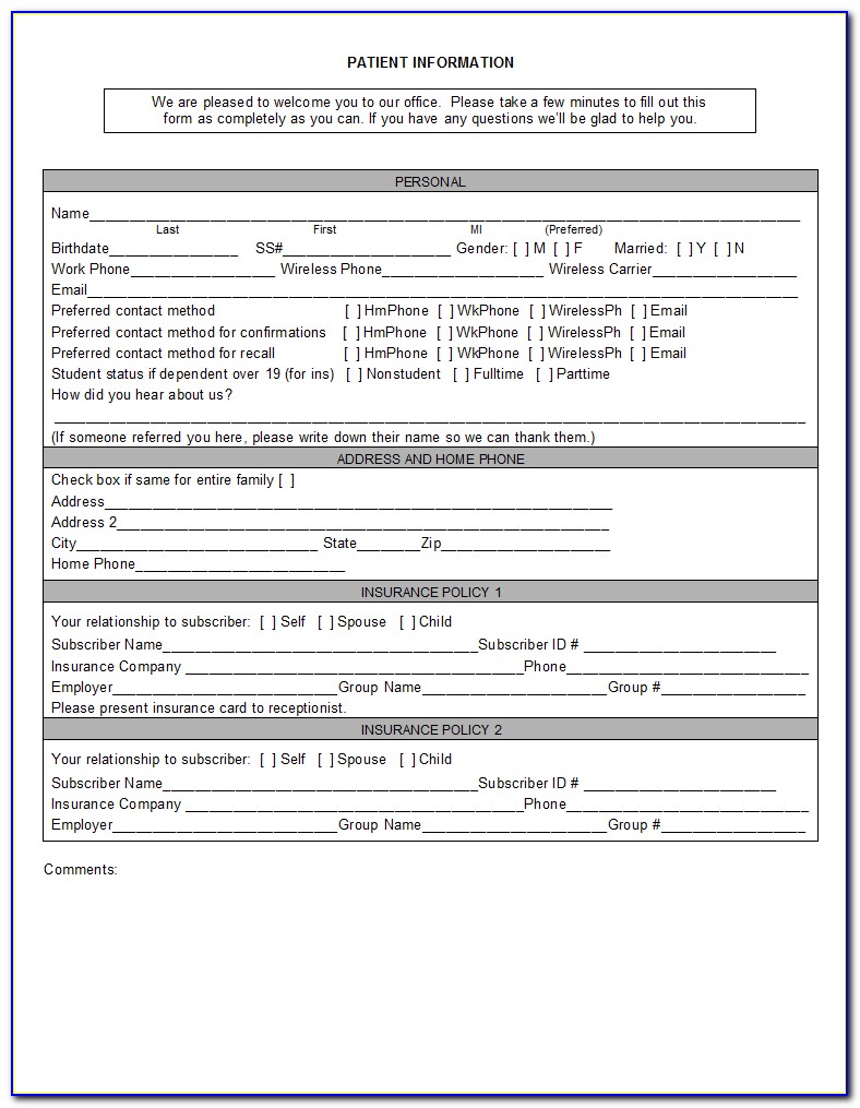 Financial Agreement Template Separation