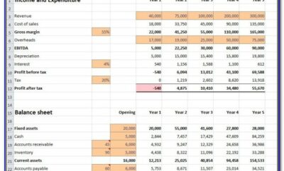 Financial Forecast Template For Startups