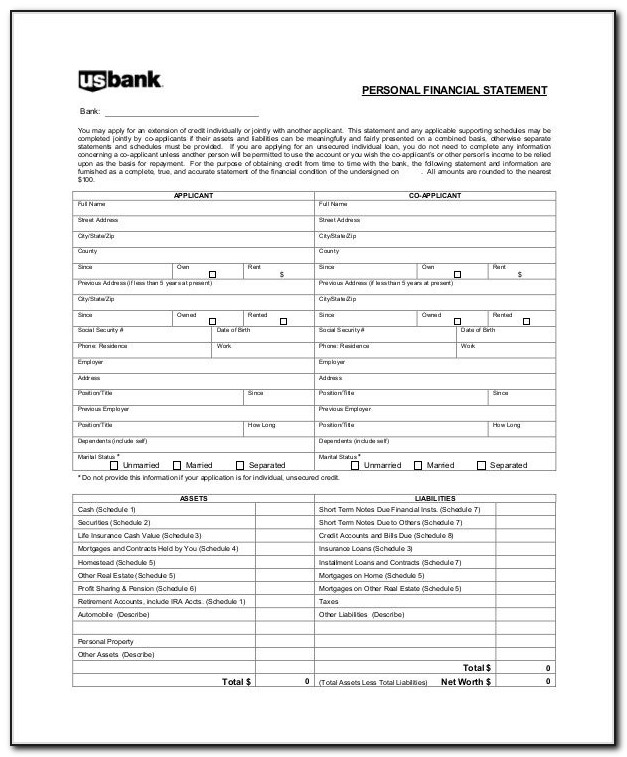 Financial Statements For Nonprofit Organizations Template