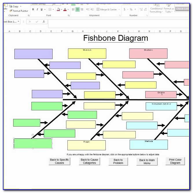 Fishbone Diagram Template Excel Download Free