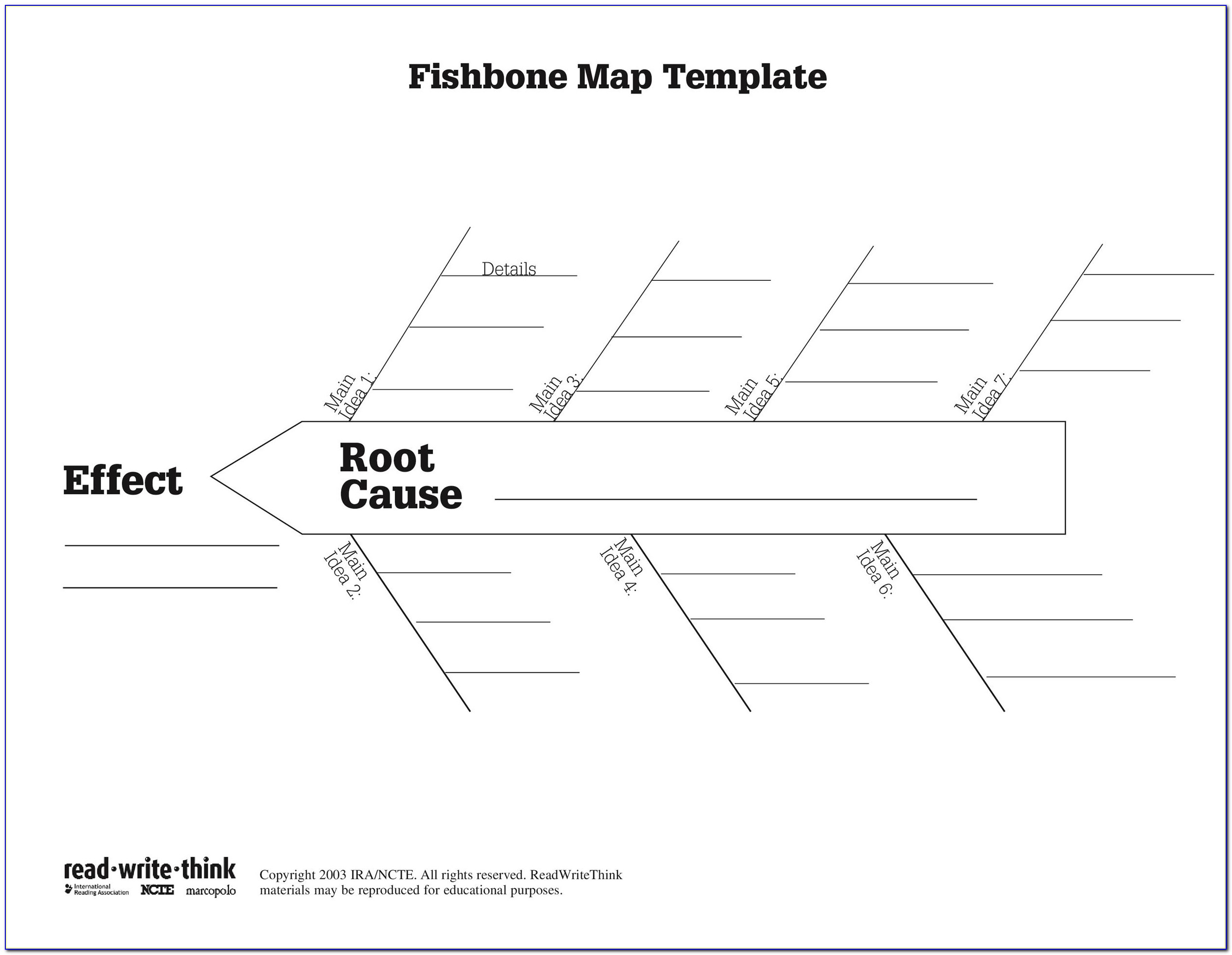 Fishbone Diagram Word Template Download