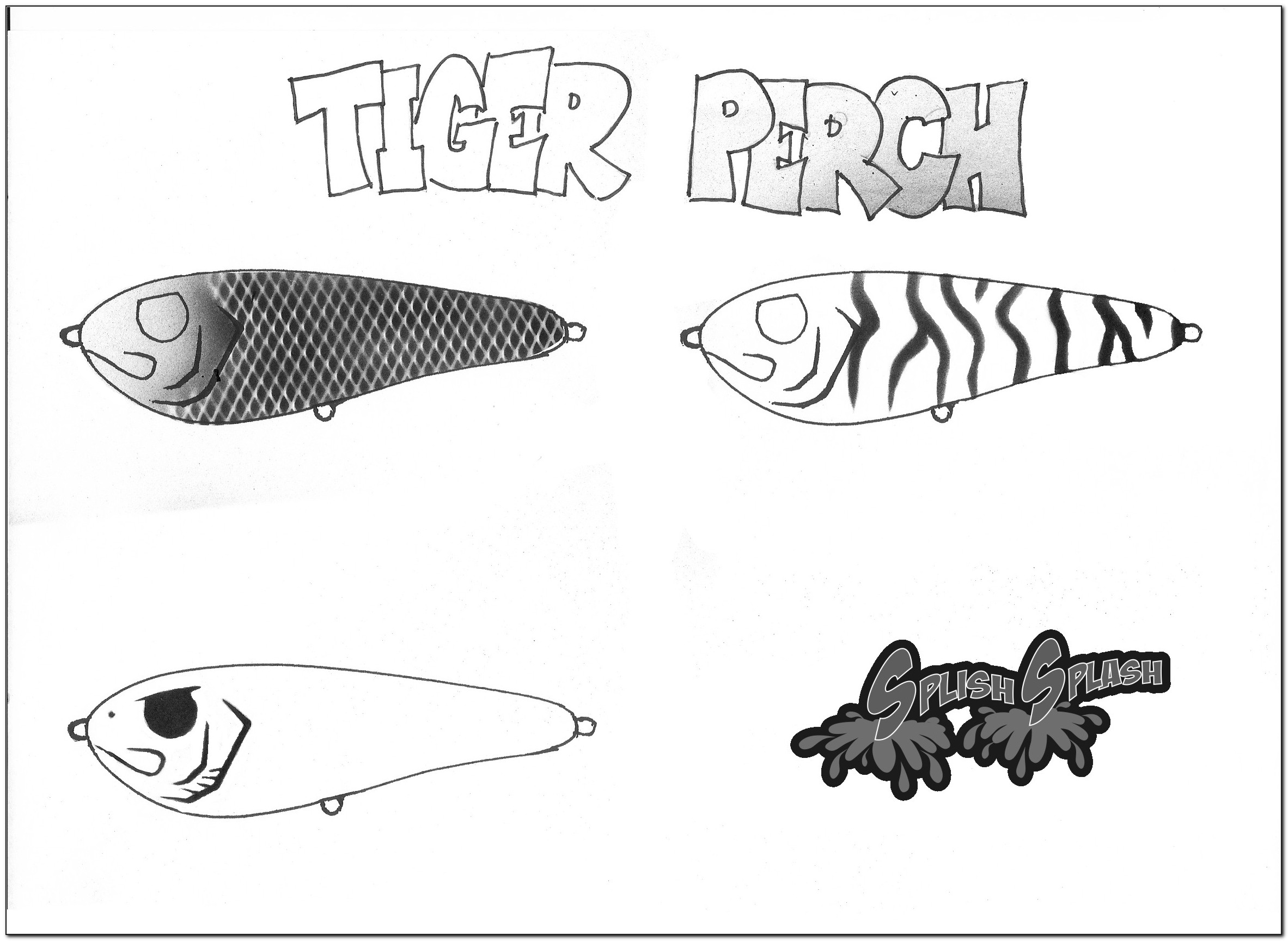 Fishing Lure Painting Templates