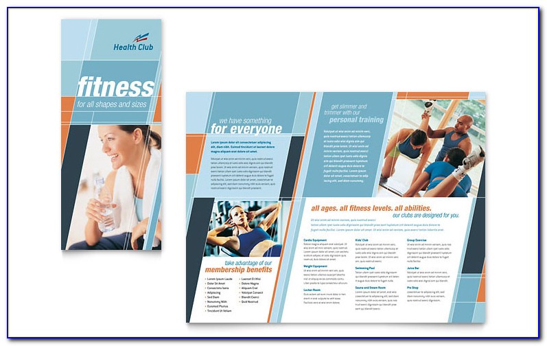 Fitness Brochure Template Word