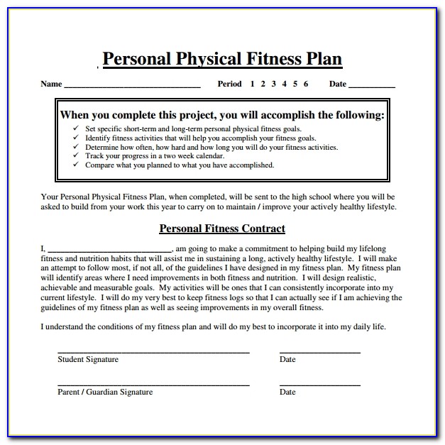 Fitness Club Business Plan Template