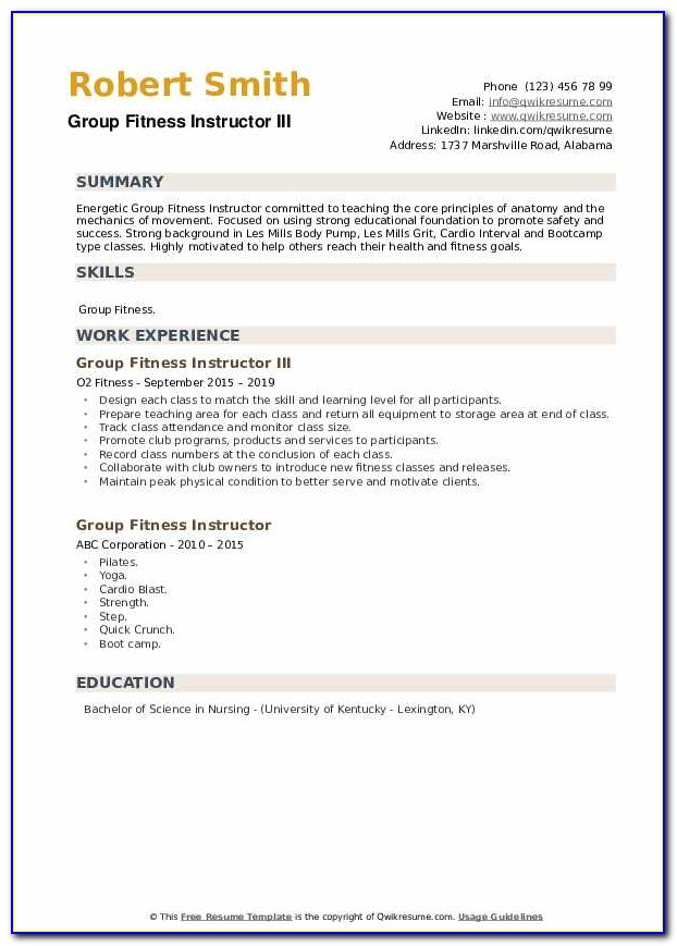Fitness Trainer Contract Template