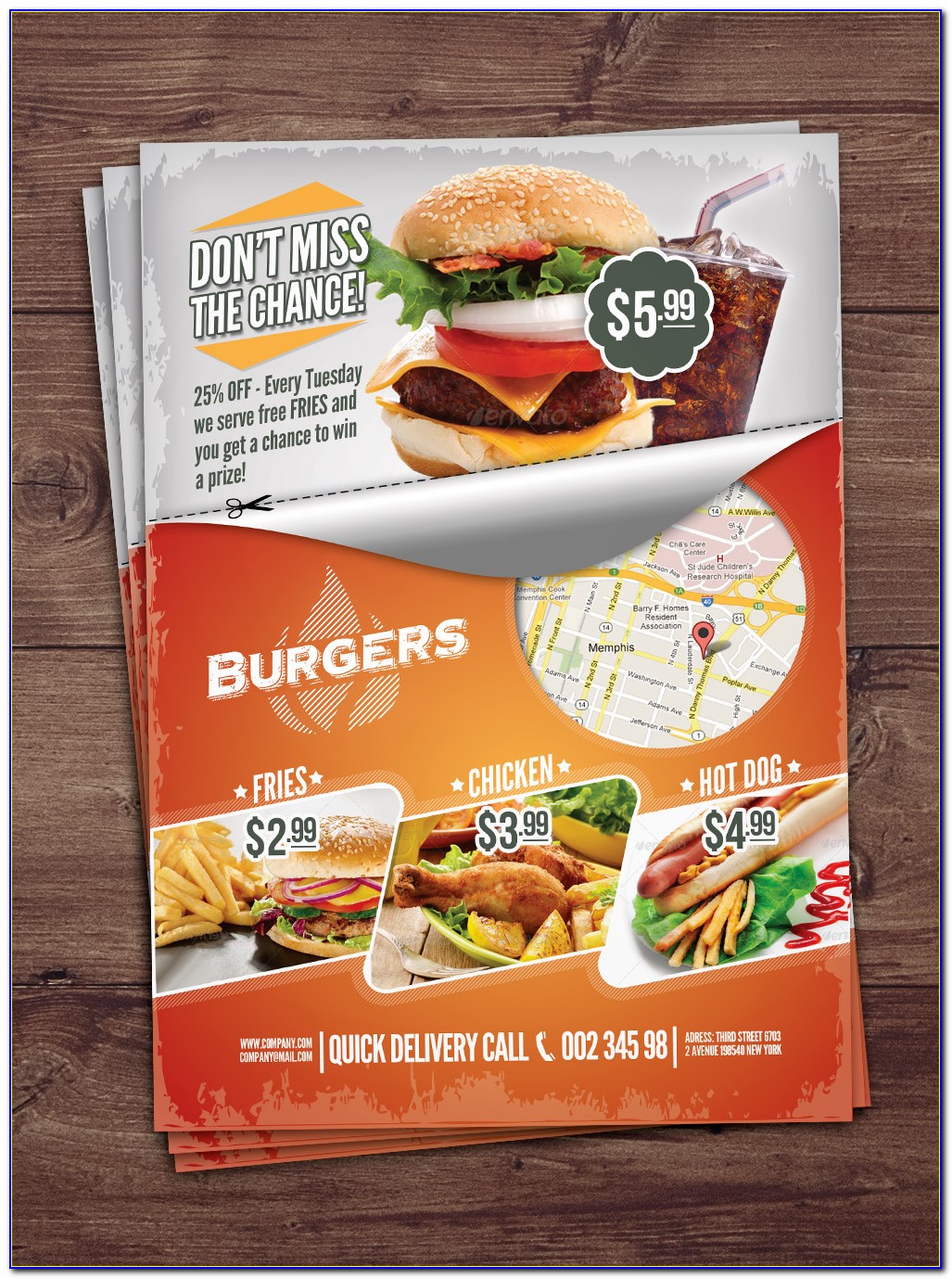Flyer Template Free Download Food