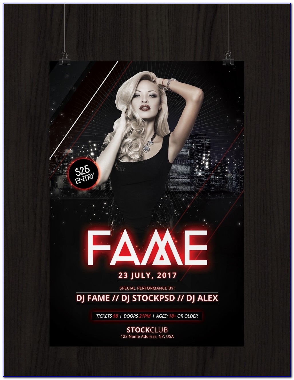 Flyer Template Photoshop Free