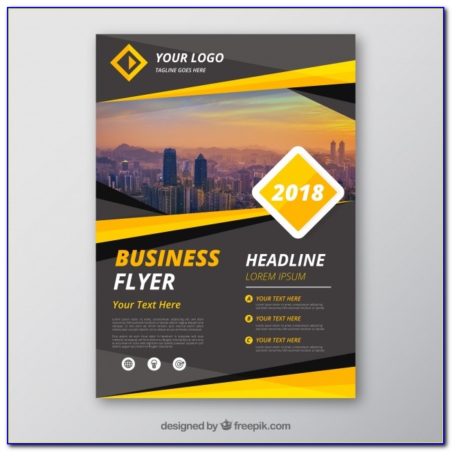 Flyer Template Vector Free Download