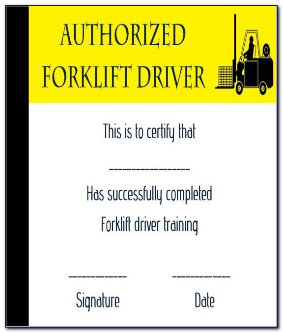 Forklift Checklist Template Nz