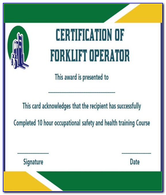 Forklift Pre Start Checklist Template Nz
