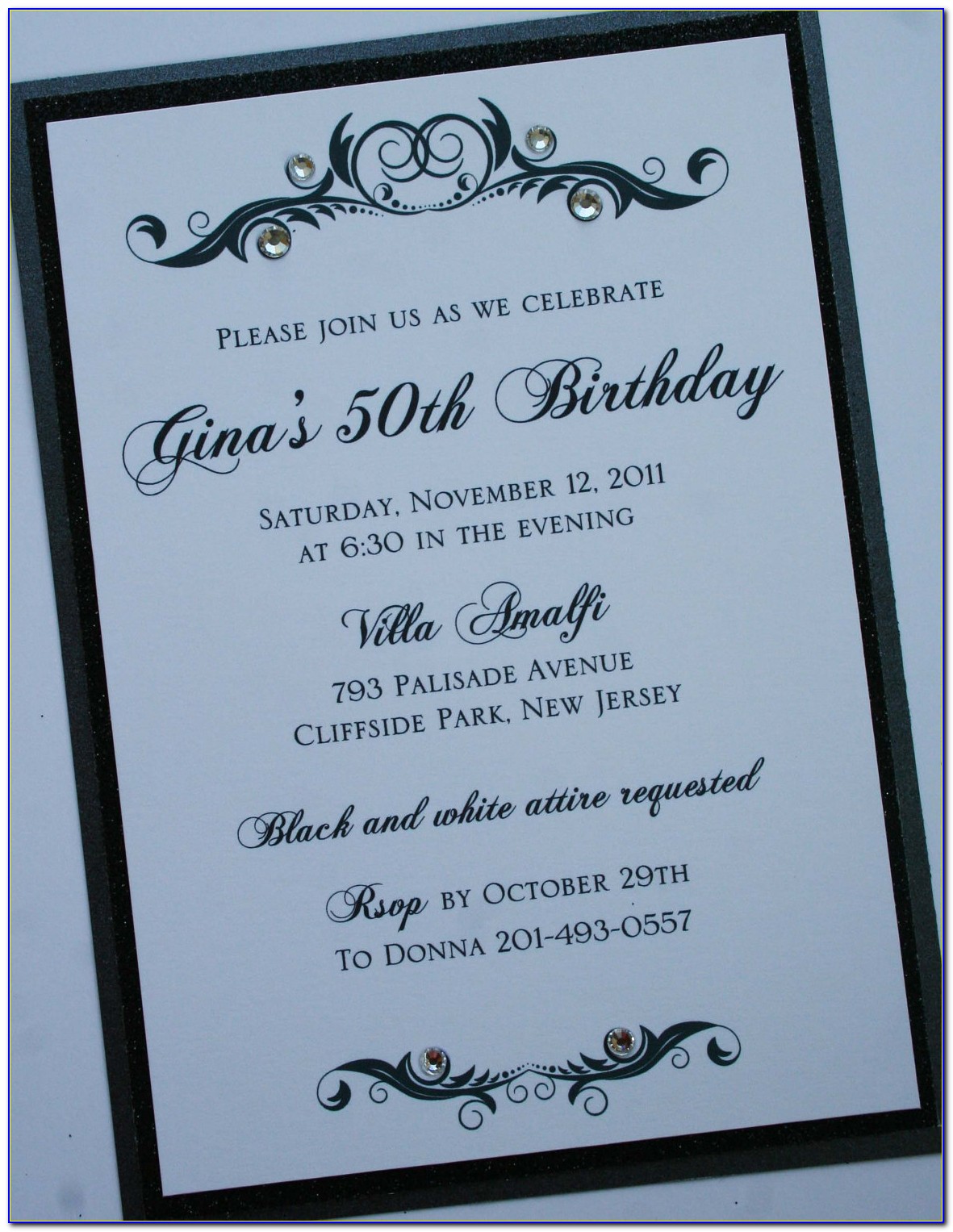 Formal Birthday Invitations Templates