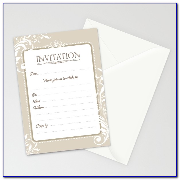 Formal Invitation Template Microsoft Word