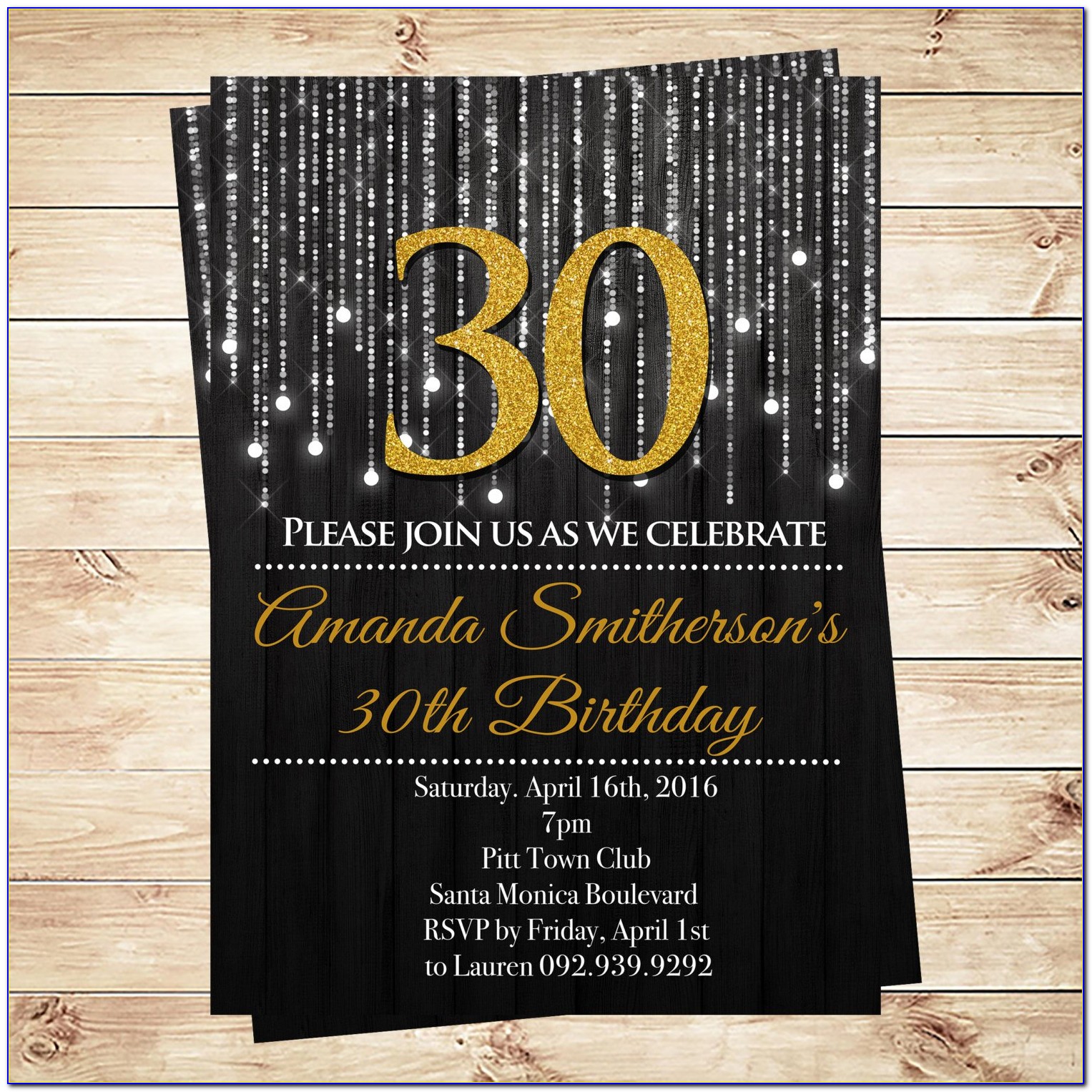Free 30 Th Anniversary Invitation Templates