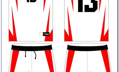 Free Basketball Uniform Design Template