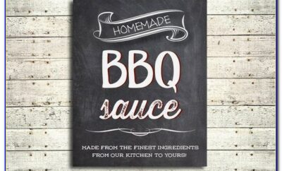 Free Bbq Sauce Label Template