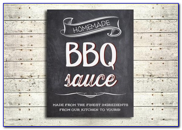 Free Bbq Sauce Label Template