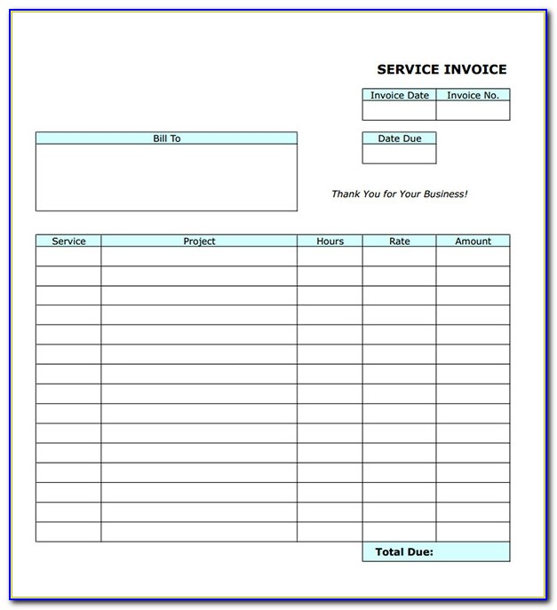Free Billing Invoice Format