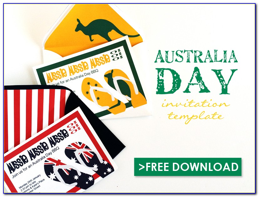 Free Birthday Invitation Templates Australia