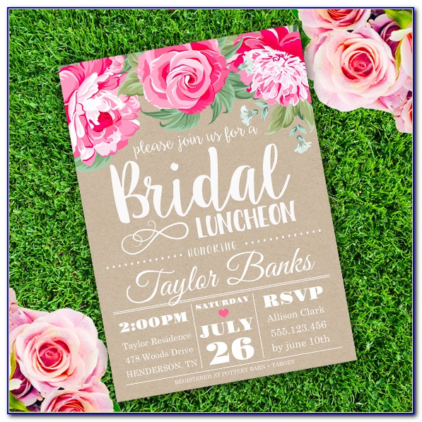 Free Bridal Invitation Templates Download