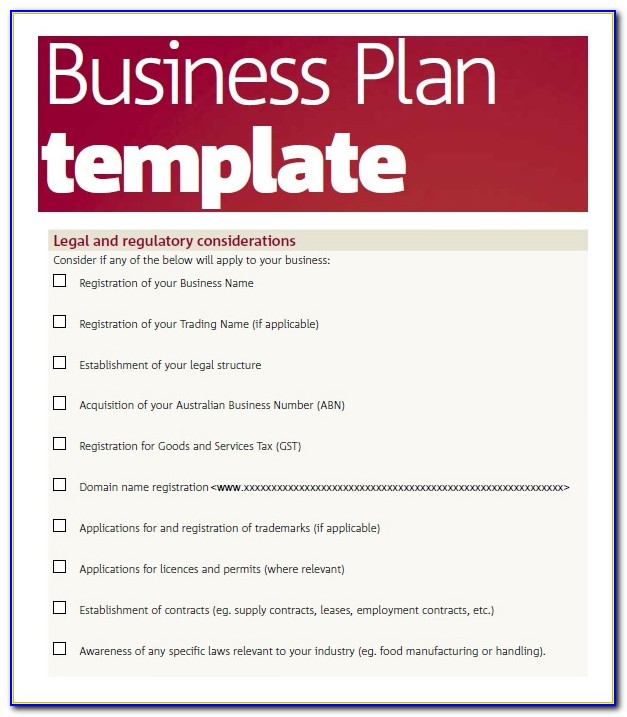 Free Business Plan Template Microsoft Word