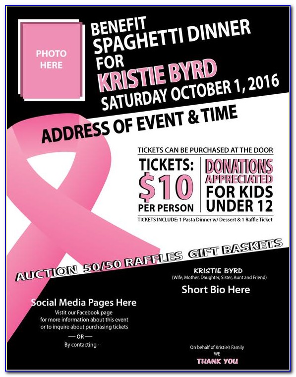 Free Cancer Benefit Flyer Template