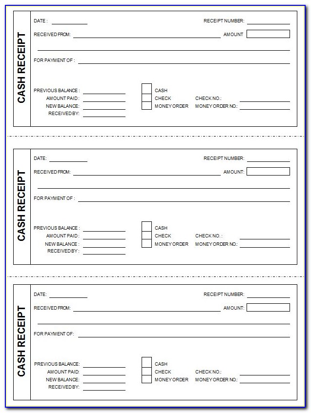 Free Cash Invoice Template Download