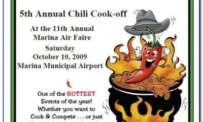 Free Chili Cook Off Winner Certificate Template