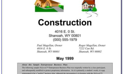 Free Contractor Letterhead Template