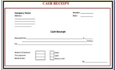 Free Download Cash Receipt Format
