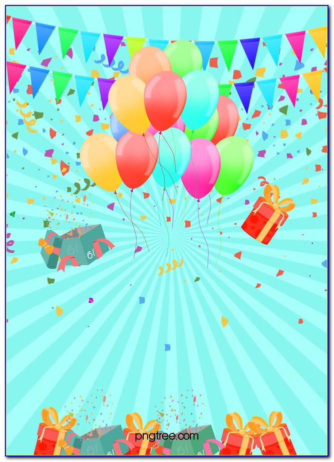 Free First Birthday Poster Template