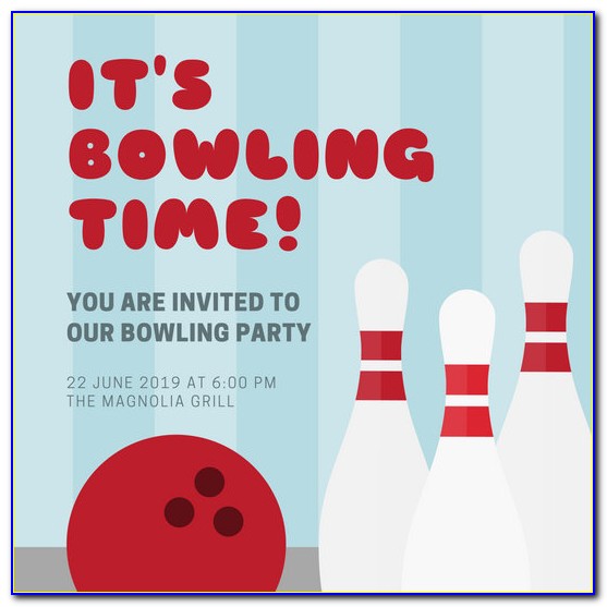Free Lawn Bowling Invitation Templates