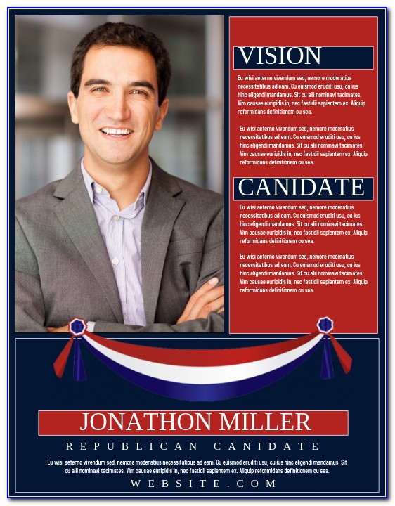 Political Campaign Free Flyer Template