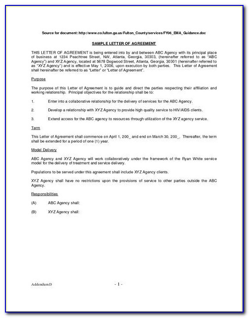 Separation Financial Agreement Template Free