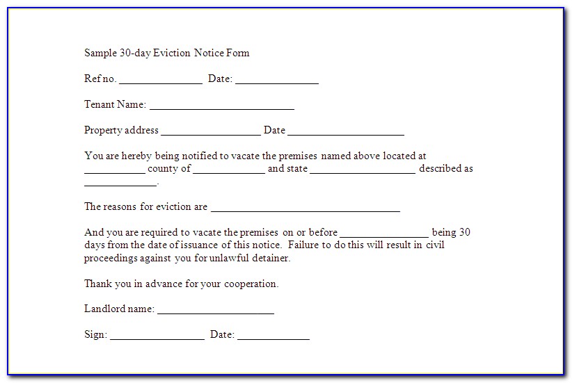 3 Day Eviction Notice Form California