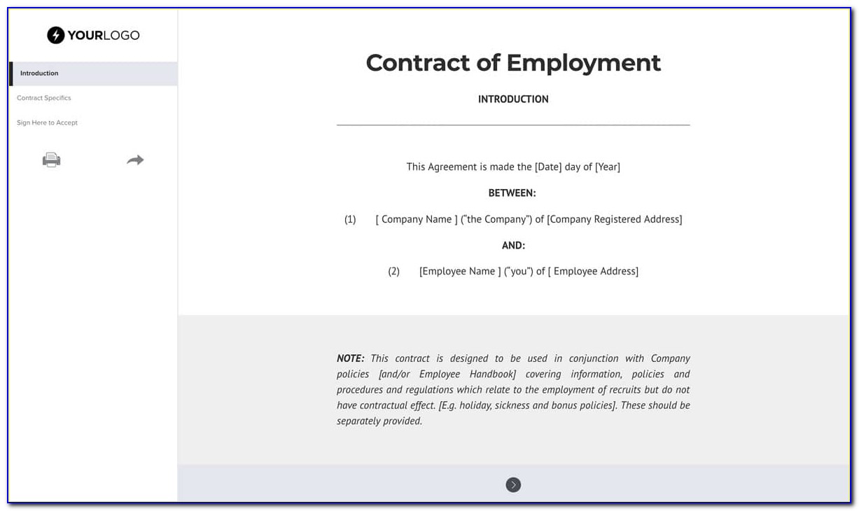 Casual Work Contract Template Uk