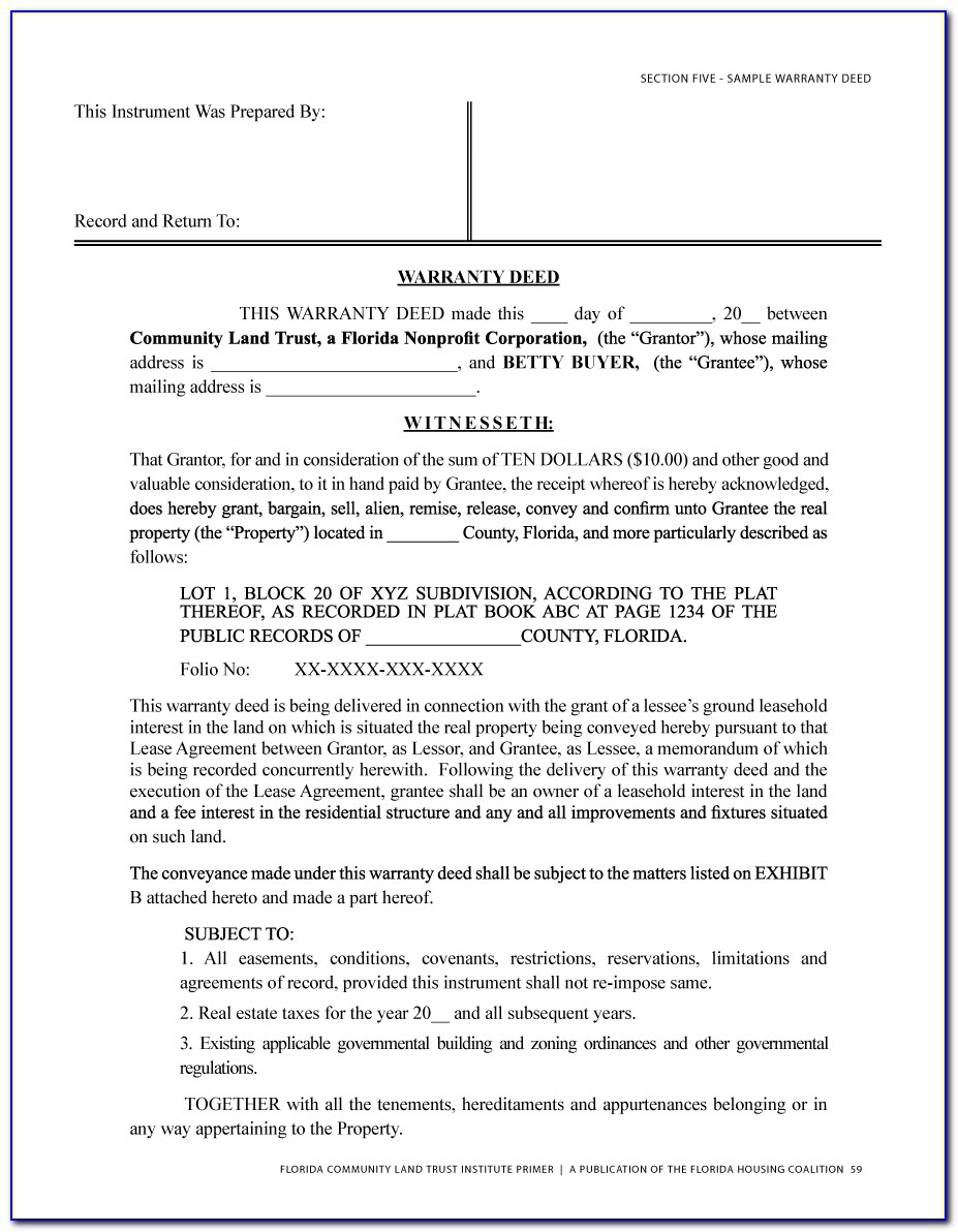 Deed Of Conveyance Form Philippines
