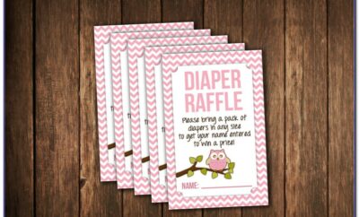 Diaper Raffle Baby Shower Template Free