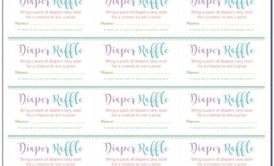 Diaper Raffle Template Free Printable