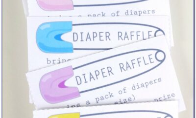 Diaper Raffle Templates Free