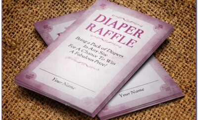 Diaper Raffle Word Template