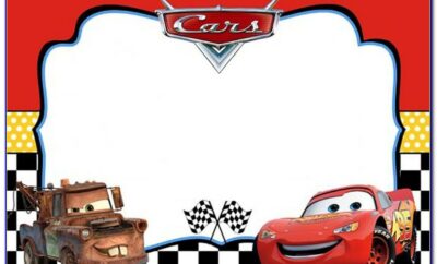 Disney Cars Birthday Invitation Template Free