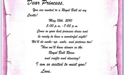 Disney Princess Invitation Maker Free